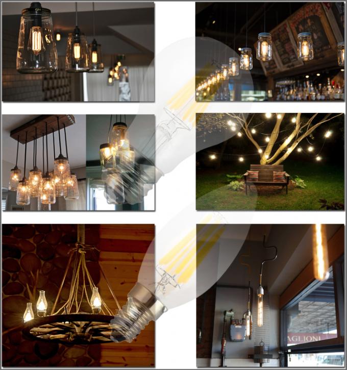 C35 E12 E14 llevó los bulbos del filamento para la luz de la vela del equipamiento casero LED