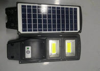 Material ABS ultrabrillante de luz de calle LED solar integrada Ip65 para exteriores con control remoto