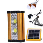 Luz solar con batería y conectores USB multifunción para iluminación de emergencia