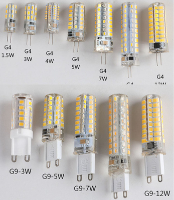 el punto culminante del bulbo 220V de 18w G9 llevó el oscurecimiento tricolor de Pin No Stroboscopic 12w