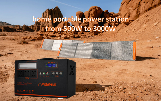 uno mismo móvil solar del poder más elevado de banco del poder 500w que conduce el coche que cocina 220v
