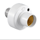 Control por voz E27 LED, porta bombillas, tornillo con interruptor universal, base de la bombilla