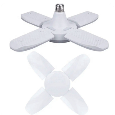 Alta potencia de 60w LED lámpara de hojas 4 + 1 base E27 o base B22 de alta luminosidad lámpara de hojas de garaje