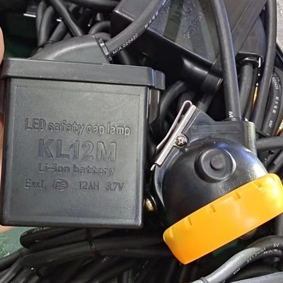 KL12LM 12AH lámpara de tapa de minería LED luz de cabeza a prueba de agua buena para todo tipo de minería incluye minería subterránea