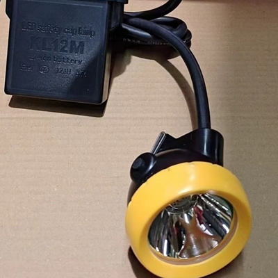 KL12LM 12AH lámpara de tapa de minería LED luz de cabeza a prueba de agua buena para todo tipo de minería incluye minería subterránea