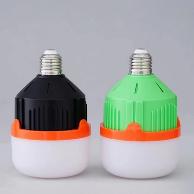 Nuevo diseño Carga rápida Alta potencia Largo tiempo de trabajo Luz de emergencia LED base E27 B22 Alta luminosidad