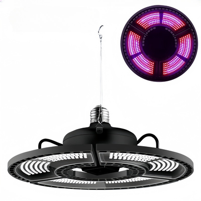 Espectro completo E26 E27 OVNI transformable de alta potencia Crecer luz rojo luz azul para todo tipo de plantas