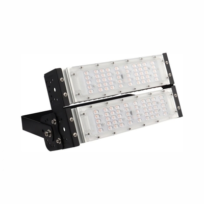 50w 100w 150w 200w Proyector LED de alta potencia Modular con soporte ajustable IP66 bueno para iluminación interior y exterior