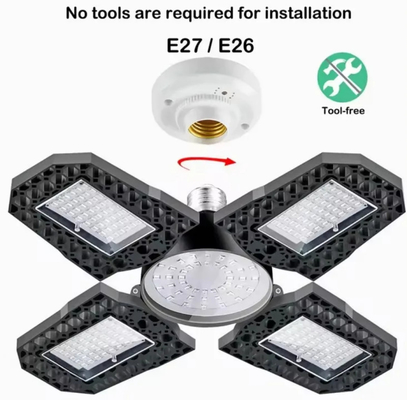 E26 E27 Espectro completo Rojo Azul Blanco cálido LED plegable luz de crecimiento para invernadero o agricultura en interiores