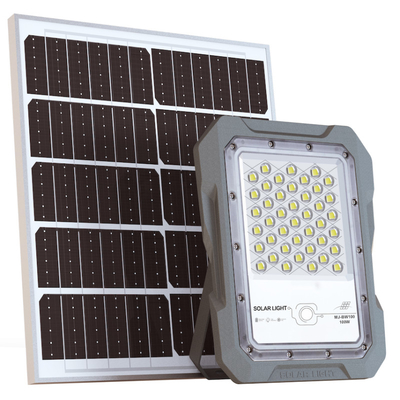 60w 100w 200w 300w 500w 800w 1200w 1500w Proyector solar de alta potencia con mando a distancia Sensor de luz Sensor de movimiento