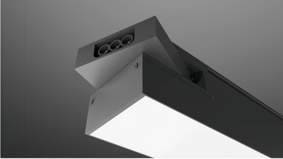 Combinación gratuita de luz LED lineal hasta 1000w con conector para edificio de oficinas centro comercial