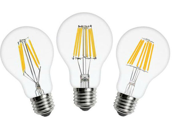 bulbo de la vela del filamento de 4W LED con el material de cristal para los centros comerciales