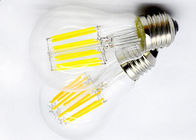 Bulbo brillante del filamento del globo LED, bulbo blanco caliente 3300K de cristal del filamento LED