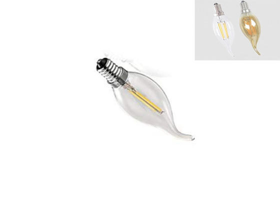 Bulbo único del estilo LED del filamento del diseño, pequeño bulbo formado multi del filamento para contener