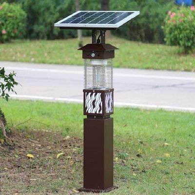 Al aire libre usando luz recargable solar del jardín del asesino del mosquito