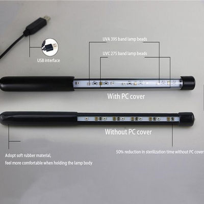 esterilizador llevado UVC del PDA del OEM del cable 2W 5V de los 20cm