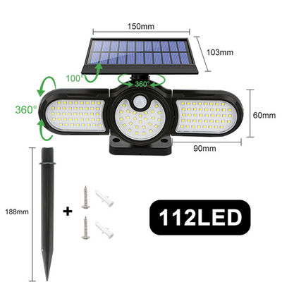 Hotel de la yarda del paisaje Cri70 Pir Sensor Solar Light For