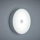 Luz nocturna de diseño redondo con sensor de movimiento para dormitorio luz blanca 6000K