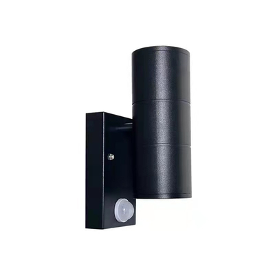 Luz al aire libre blanca caliente de la pared del color IP65 con la vivienda negra para la yarda con la MAZORCA LED
