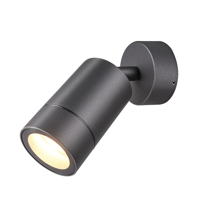 Luz al aire libre blanca caliente de la pared del color IP65 con la vivienda negra para la yarda con la MAZORCA LED