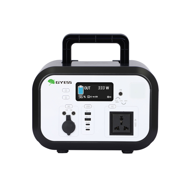 Nuevo diseño de suministro de fábrica de 600W central eléctrica portátil generador de gran capacidad para uso familiar o acampar