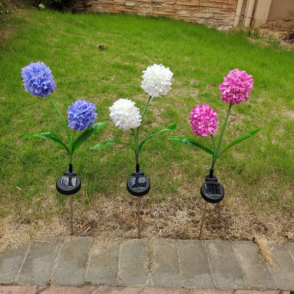 Luz solar de la flor del paisaje del LED con diverso diseño para la decoración de la yarda